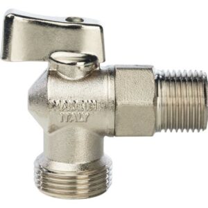 Кран шаровый угловой 1/2"х3/4" с отр. 1091550
