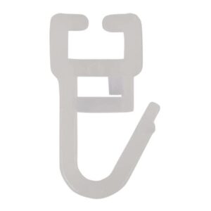 Крючок пласт для метал карниза прозрачн