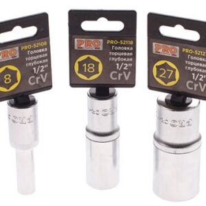 Головка глубокая 1/2" 12мм 6 гр PRO STARTUL 52112