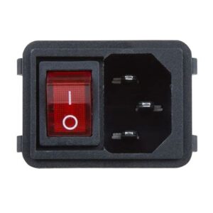 Выключатель-автомат клавишн. 250V 10А (4c) RESET-OFF красный с подсветкой (RS-2-R15) REXANT 362620