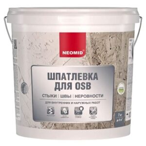 Шпатлевка Неомид для плит OSB (7кг)