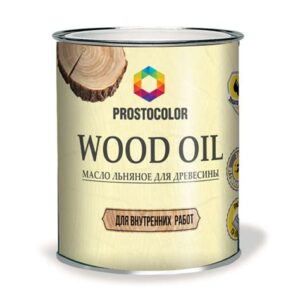 Масло льняное для дерева WOOD OIL PROSTOCOLOR (оксидированное) 2