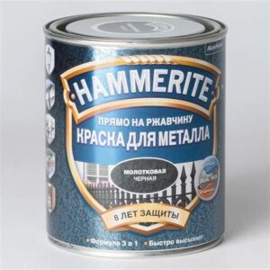 Краска Хаммерайт черная молотковая 0