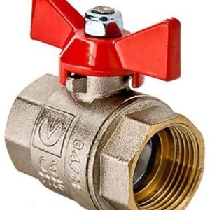 Кран шаровый BG 1/2" ВР (бабочка)