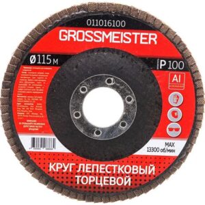 Круг лепестковый торцевой Р100 115х22 мм MATRIX  74031