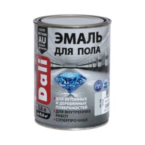 Эмаль для пола DALI красно-коричневая 0