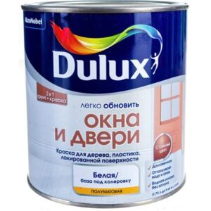 Краска DULUX Окна и двери База BW 0