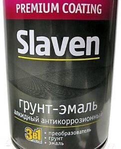 Грунт -эмаль "Slaven" быстро сохн.антикор зеленый лист 3