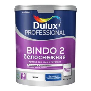 Краска DULUX BINDO 2 (INNETAK) д/потолка 4