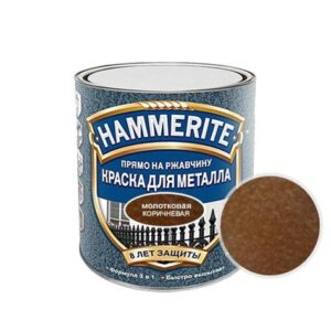 Краска Хаммерайт коричневая молотковая 2.0л 61494
