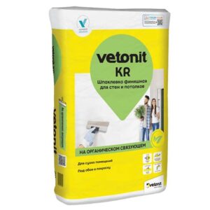 Шпатлевка Ветонит финишная КR 5кг- на клеевой основе. 1020757