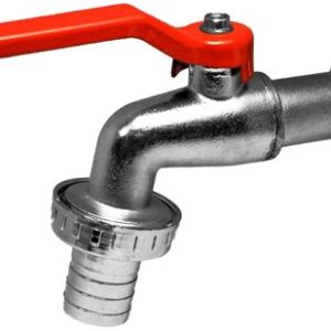 Кран шаровый водоразборный 1/2" ручка DE1224 69075