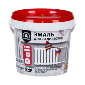 Эмаль акриловая в/д DALI для радиаторов 1
