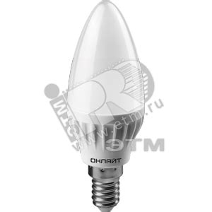 Лампа Онлайт LED С37 8w/4к E14 FR 71633