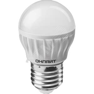 Лампа Онлайт LED G45 8w/4к E27 71627