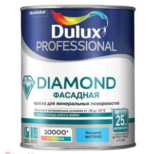 Краска DULUX Trade BW 1л Фасадная гладкая 68194