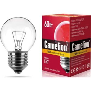 Лампа Camelion D 60W CL Е27