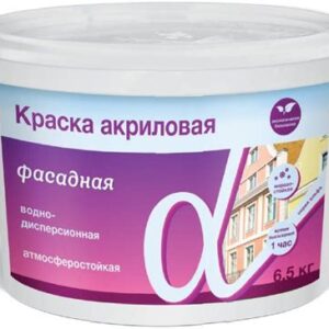 Краска акриловая фасадная МОККЕ 3кг 6363