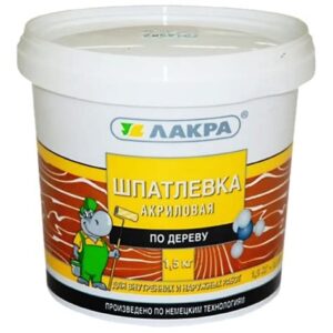 Шпатлевка по дереву "ЛАКРА" дуб 1