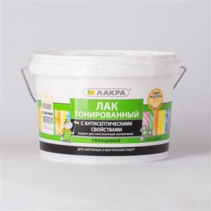 Лак в/д тонированный Бесцв. 2