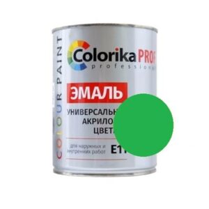 Эмаль "Colorika Prof"акриловая универсальная зеленая 0