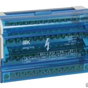 Шина N нулевая на DIN-рейку в корпусе 4х15групп TDM 8010011