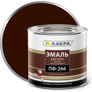 Эмаль ПФ-266 "Colorika" красно-коричневая 6