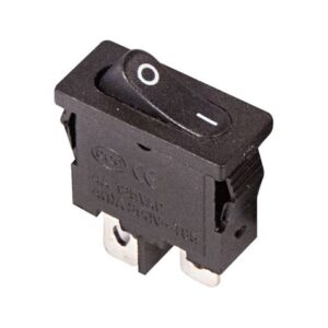 Выключатель клавишн. 250V 6А (2c) ON-OFF серый Mini REXANT 362113