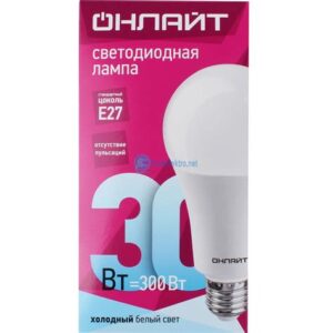 Лампа Онлайт LED A70 30w/4к E27 61971