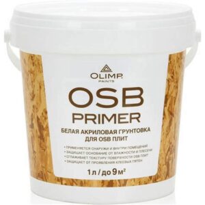 Грунтовка акриловая для OSB-плит OLIMP 1л 27060 Dekart