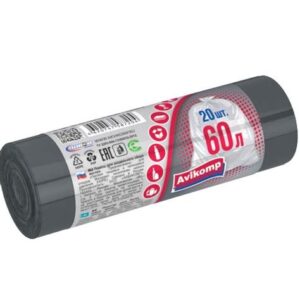 Пакеты для мусора 60л 20шт. Умничка MPU2049 242534